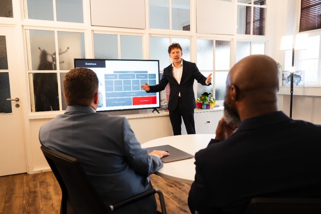 Präsentation und Weiterbildung im Team